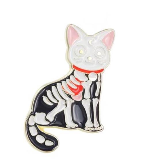 New Skeleton Kitty Pin! - Picture 1 of 3